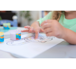 Peinture au doigt Jovi 35ml assorti lot 5 pots