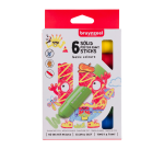 Bâton gouache Bruynzeel Kids set 6 couleurs basiques