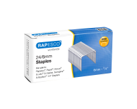 Nieten Rapesco 24 6mm 5000 stuks zilver