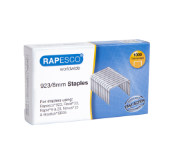 En_grapas rapesco galvanizada 923/8 caja de 1000 unidades