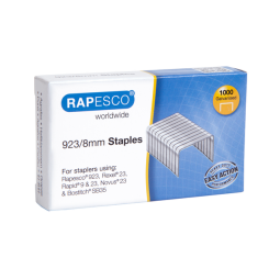 En_grapas rapesco galvanizada 923/8 caja de 1000 unidades