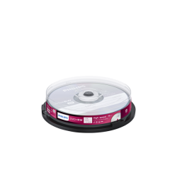 DVD+RW Philips 4.7GB 4x SP 10 pièces