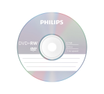 DVD+RW Philips 4.7GB 4x SP 10 pièces