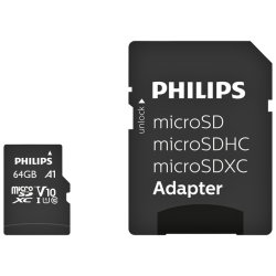 Carte mémoire Philips micro SDXC 10UHS-I U1 64Go