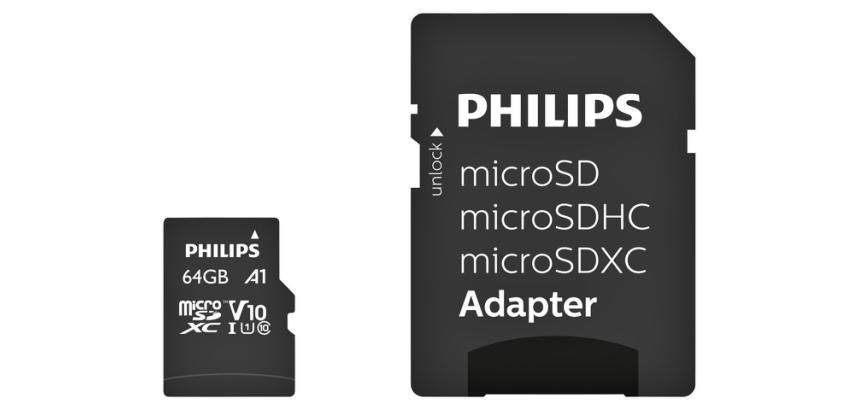 Philips micro SDXC Memory Card 10UHS-I U1 64GB