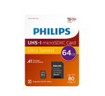 Philips micro SDXC Memory Card 10UHS-I U1 64GB