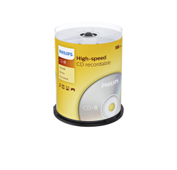 CD-R Philips 80Min 700MB 52x SP 100 stuks