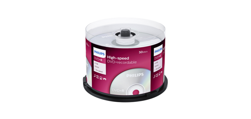 Philips DVD+R 4.7GB 16x Spindle 50 pieces