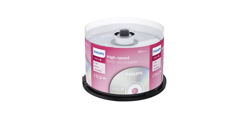 DVD-R Philips 4,7Go 16x Spindel 50 disques