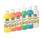 Peinture trottoir craie Creall Chalk Paint lot 6 couleurs 250ml