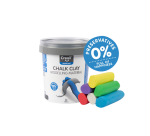 Stoepkrijtklei Creall 6 stuks 6 kleuren à 125 gram