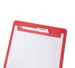 Porte-bloc MAULgo uni Recycled A4 portrait rouge