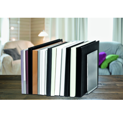 Serre-livres MAUL acryl 12x12x17cm jeu 2 pièces transparent