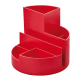 Organisateur MAULroundbox Recycled 6 compartiments rouge