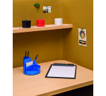 Distributeur de trombones MAULpro Recycled Ø73x60mm rouge