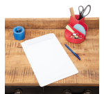 Porte-bloc MAULgo uni Recycled A4 portrait blanc