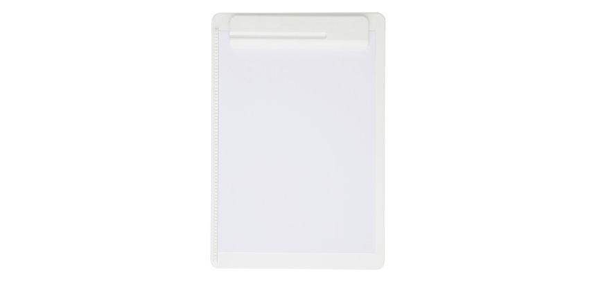Porte-bloc MAULgo uni Recycled A4 portrait blanc