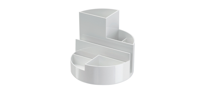 MAULroundbox Organizer Recycled 6 compartments white