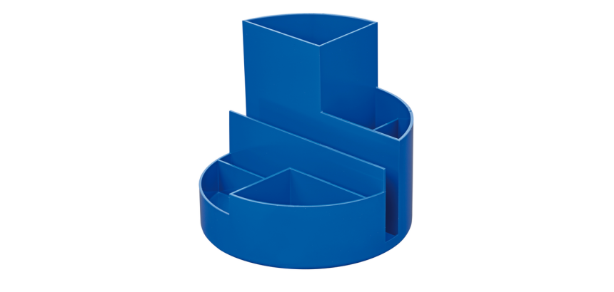 Organisateur MAULroundbox Recycled 6 compartiments bleu