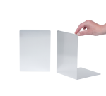 Buchstütze MAUL Aluminium 16x15x21cm Set 2 Silber