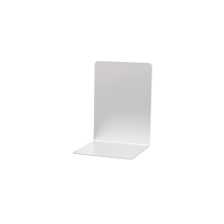 Boekensteun MAUL aluminium 16x15x21cm set 2 zilver