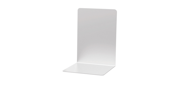 Serre-livres MAUL aluminium 16x15x21cm jeu 2 pièces argent