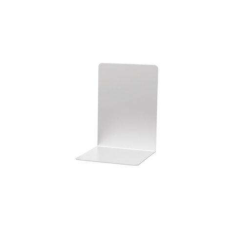 Boekensteun MAUL aluminium 16x15x21cm set 2 zilver