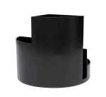 Pennenkoker MAULroundbox Blauwe Engel recycled 6 vaks zwart