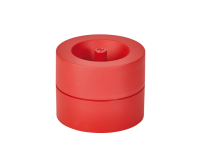 Papercliphouder MAULpro magnetisch recycled Ø73x60mm rood