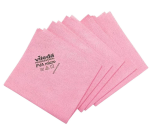 Vileda Pro red microfiber cloth 5 pieces
