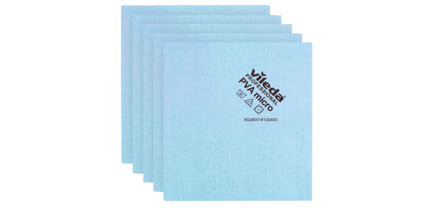 Lavette microfibre Vileda Pro bleu
