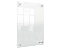 Infobord Nobo Premium Plus A4 acryl wand verplaatsbaar