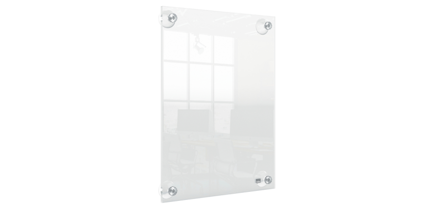 Nobo Premium Plus A4 Wall-Mounted Repositionable Acrylic Sign Holder