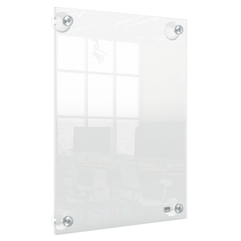 Porte-affiche Nobo Premium Plus A4 acryl mural repositionnable