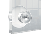 Nobo Premium Plus A4 Wall-Mounted Repositionable Acrylic Sign Holder