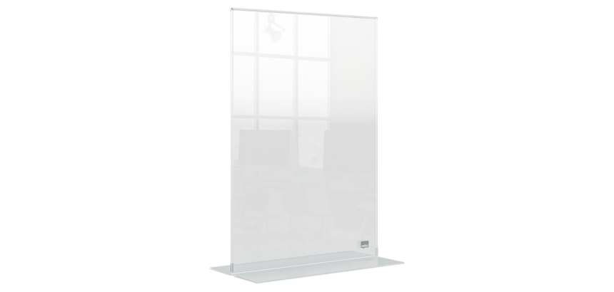 Infobord Nobo Premium Plus A4 acryl vrijstaand