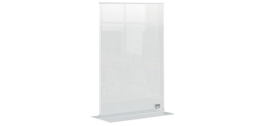 Infobord Nobo Premium Plus A5 acryl vrijstaand