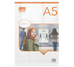 Infobord Nobo Premium Plus A5 acryl vrijstaand