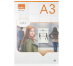 Nobo Premium Plus A3 Freestanding Acrylic Poster Holder