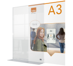 Nobo Premium Plus A3 Freestanding Acrylic Poster Holder