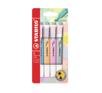 STABILO Swing Cool Highlighter 275/4 Pastel Assorted Set of 4 Pieces