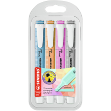 Markeerstift STABILO Swing cool 275/4 pastel assorti etui à 4 stuks