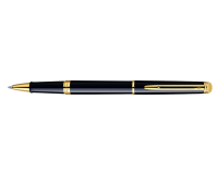 Roller Waterman Hémisphère Noir Laqué GT Fin