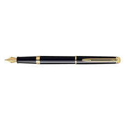 Vulpen Waterman Hémisphère black lacquer GT medium