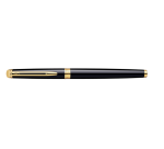Stylo plume Waterman Hémisphère Noir Laqué GT Medium
