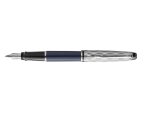 Stylo plume Waterman Expert L'Essence Bleu Laqué CT Fin