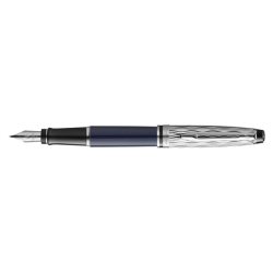 Stylo plume Waterman Expert L'Essence Bleu Laqué CT Fin