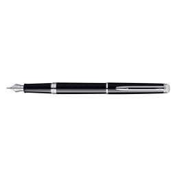 Stylo plume Waterman Hémisphère Noir Laqué CT Medium