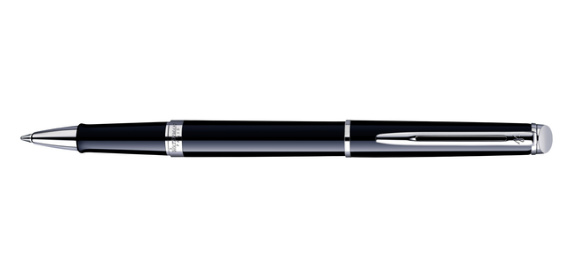 Rollerpen Waterman Hémisphère black lacquer CT fijn