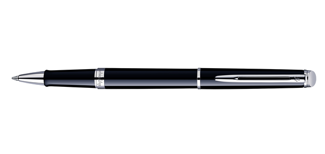 Waterman Hemisphere Black Lacquer CT Fine Rollerball